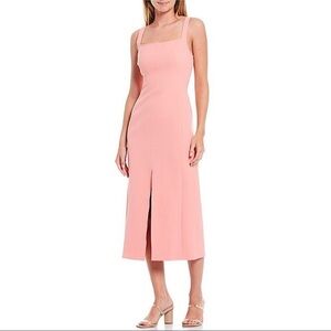 NWT C/MEO Consumed Split-Front Midi Dress